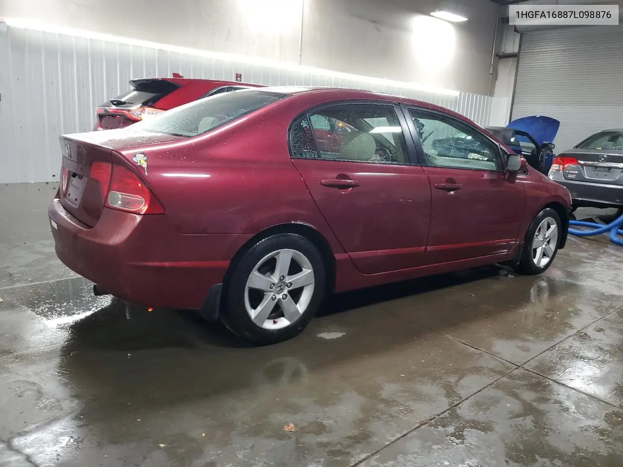 1HGFA16887L098876 2007 Honda Civic Ex