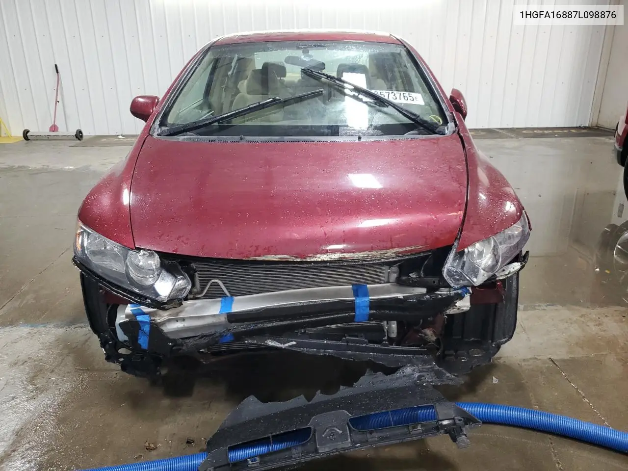1HGFA16887L098876 2007 Honda Civic Ex