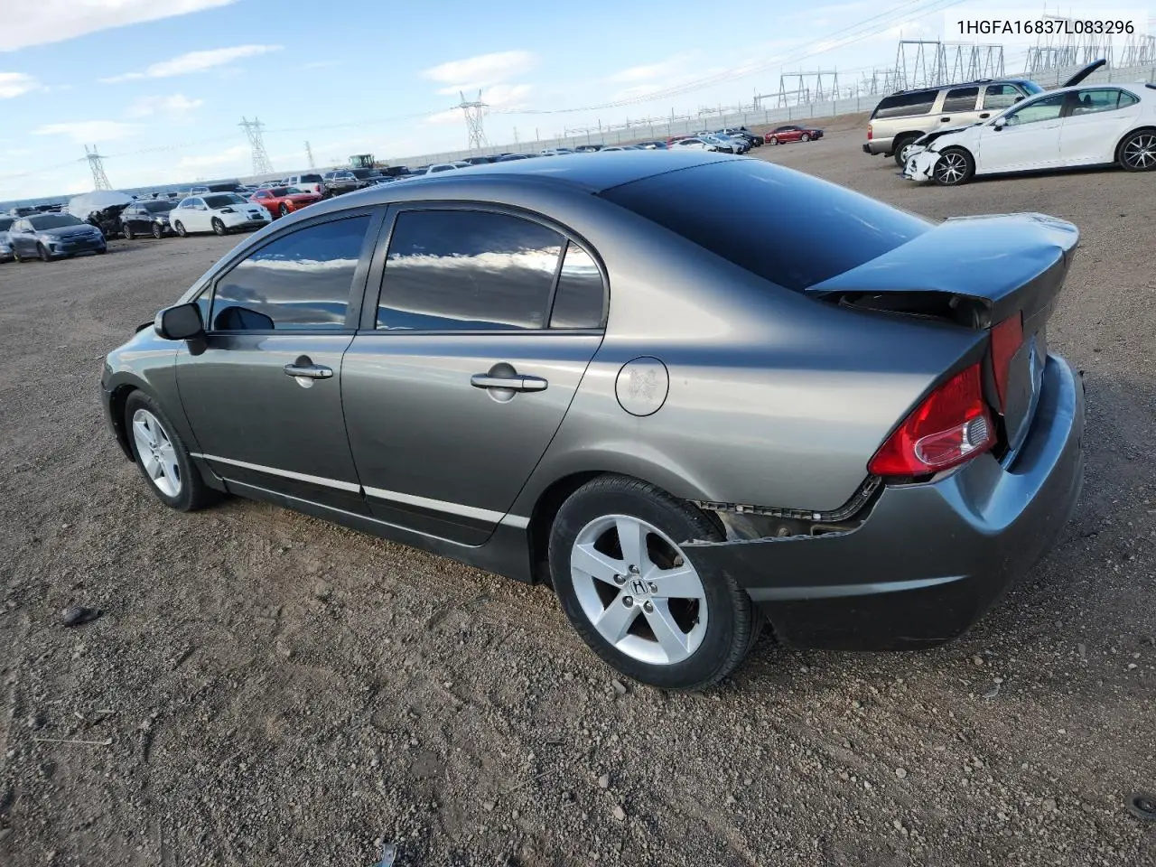 1HGFA16837L083296 2007 Honda Civic Ex