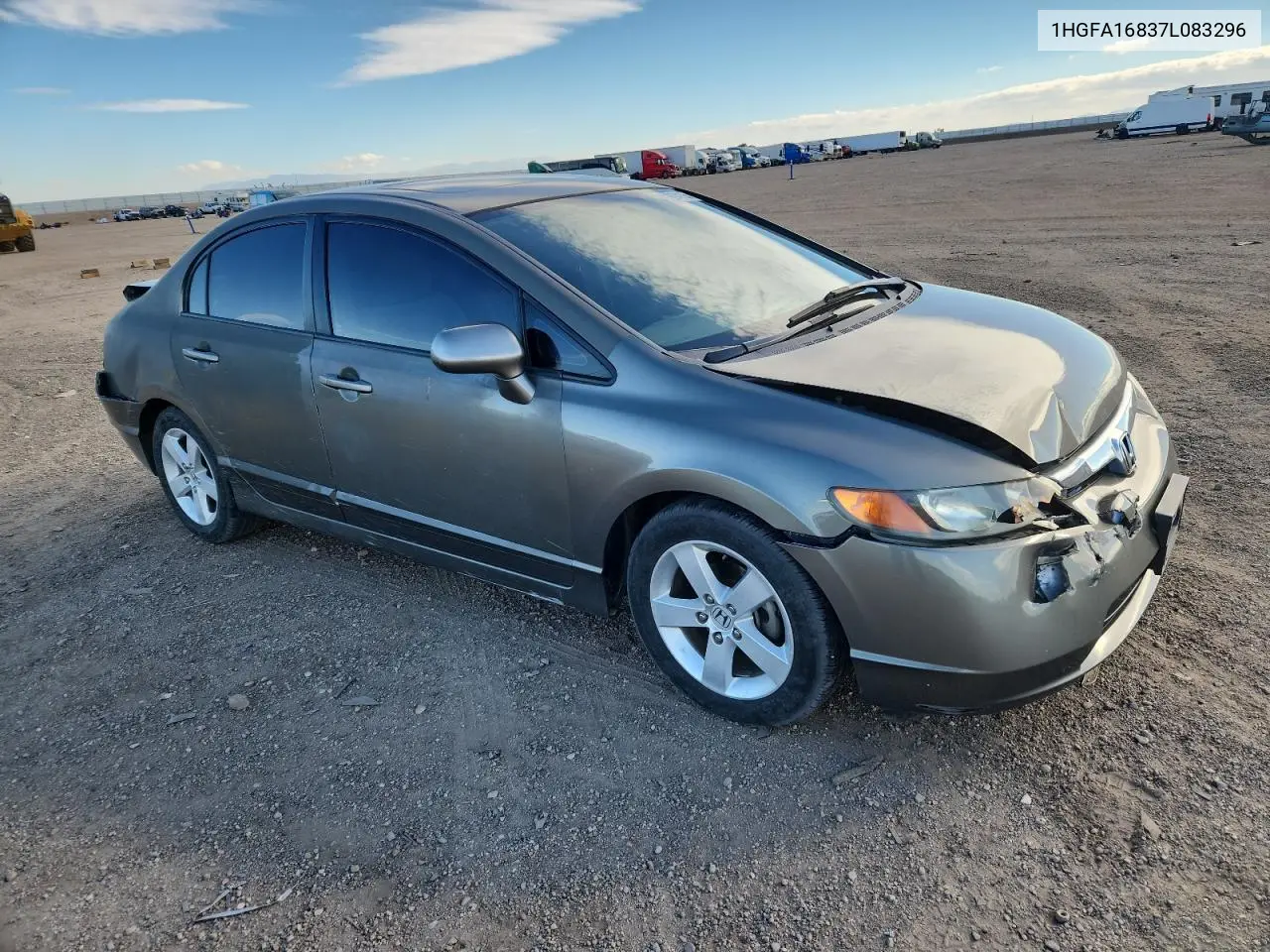 1HGFA16837L083296 2007 Honda Civic Ex