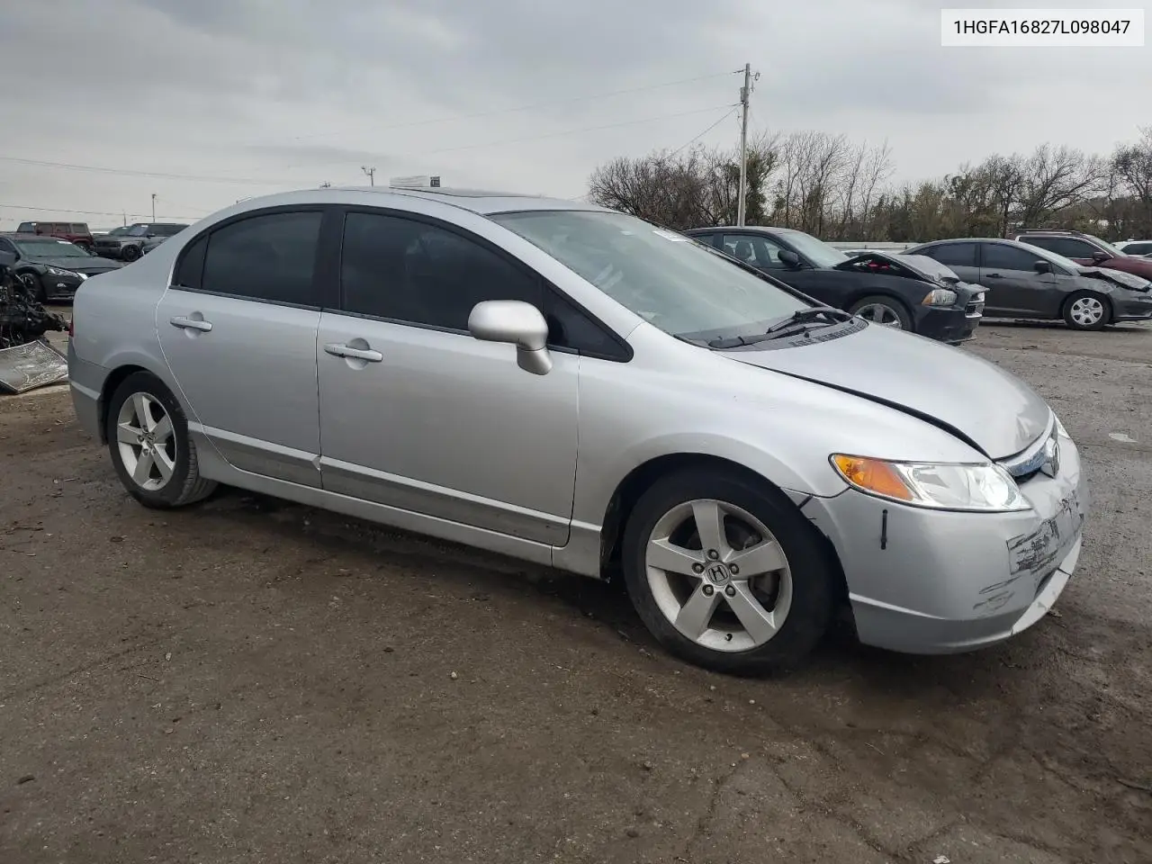 1HGFA16827L098047 2007 Honda Civic Ex