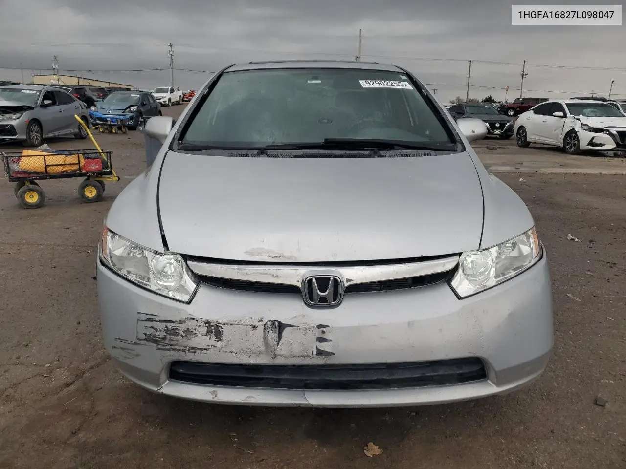 1HGFA16827L098047 2007 Honda Civic Ex