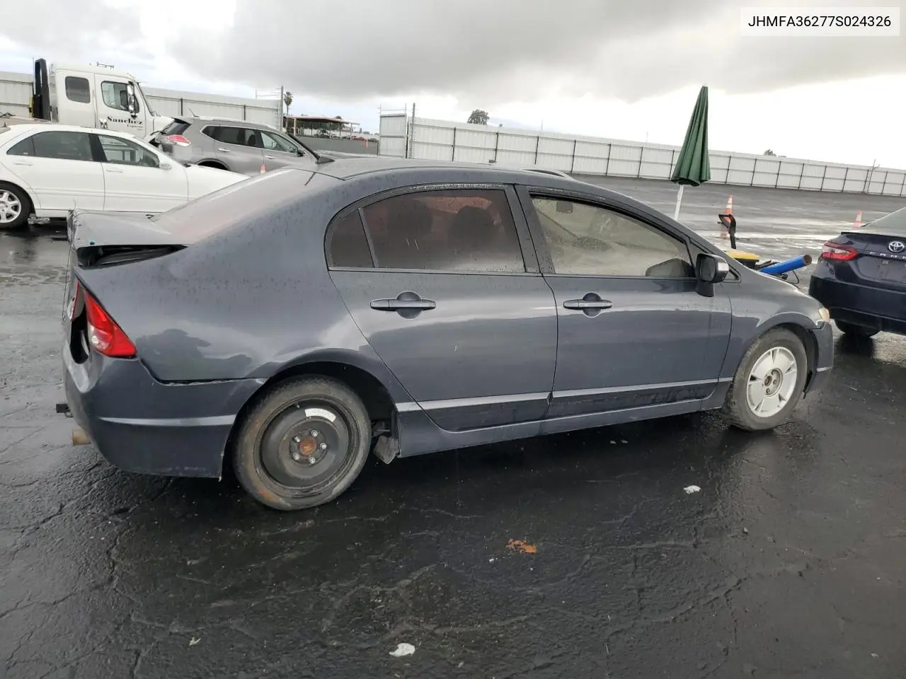JHMFA36277S024326 2007 Honda Civic Hybrid