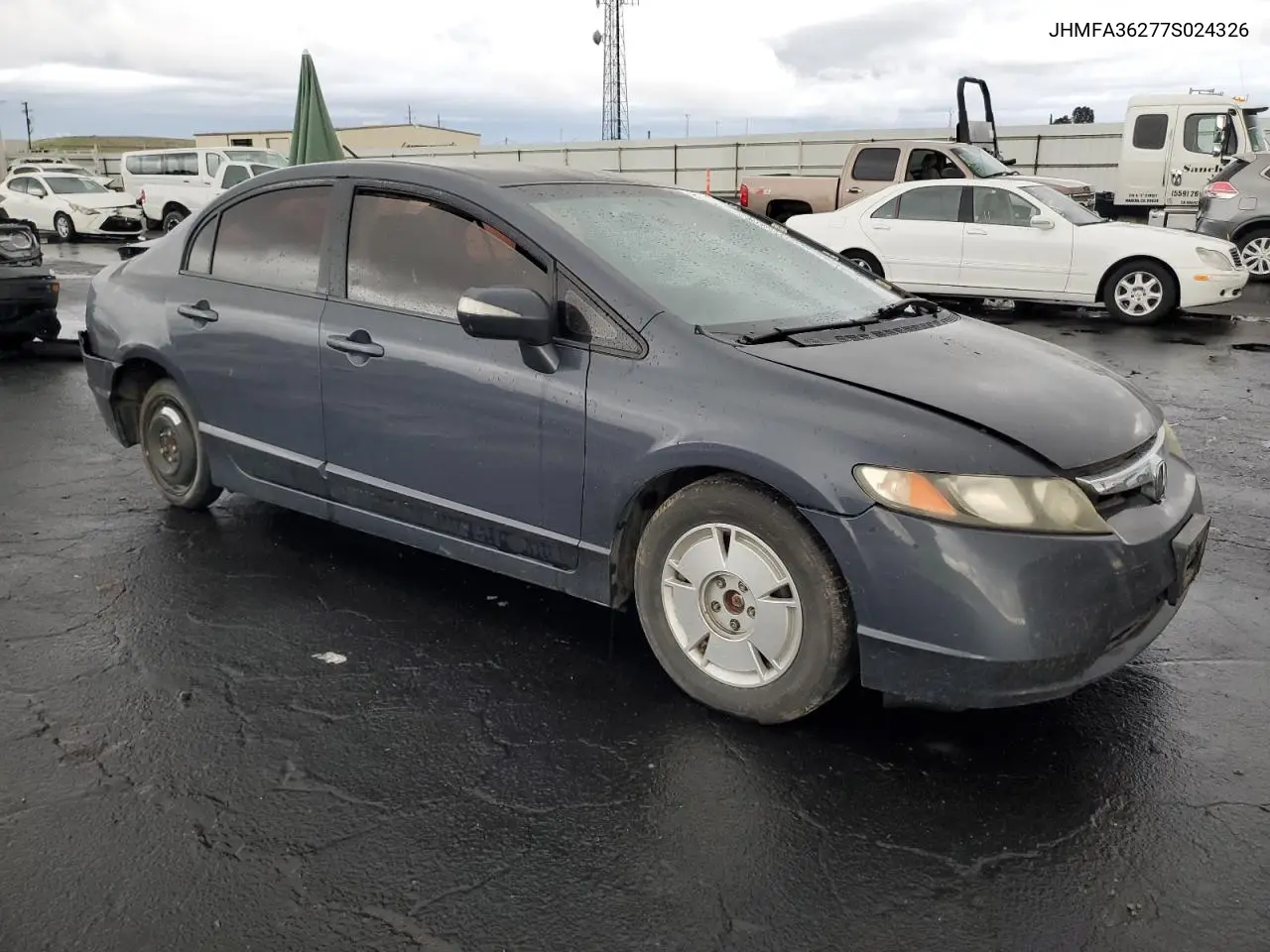 JHMFA36277S024326 2007 Honda Civic Hybrid