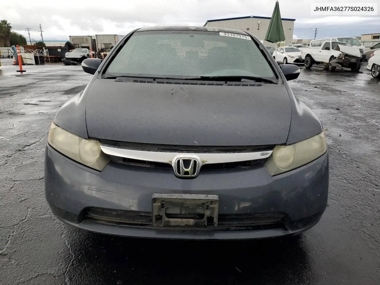 JHMFA36277S024326 2007 Honda Civic Hybrid