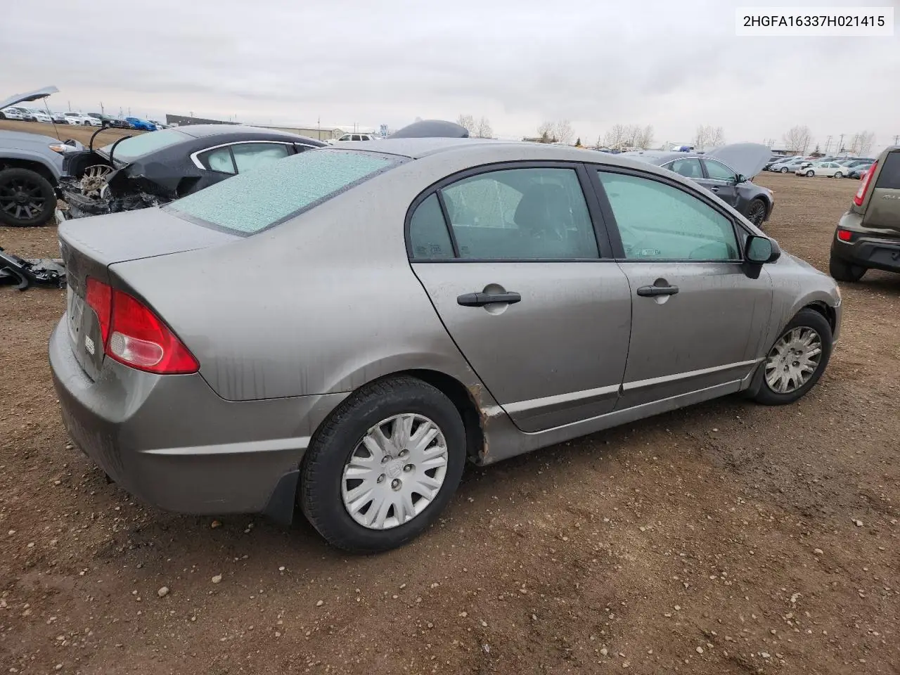 2HGFA16337H021415 2007 Honda Civic Dx