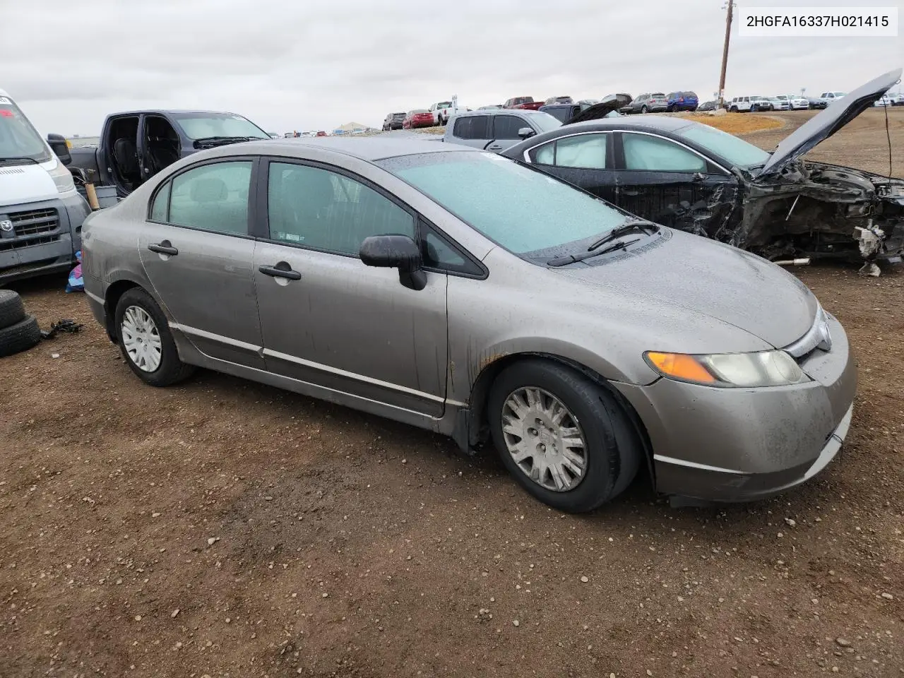 2HGFA16337H021415 2007 Honda Civic Dx