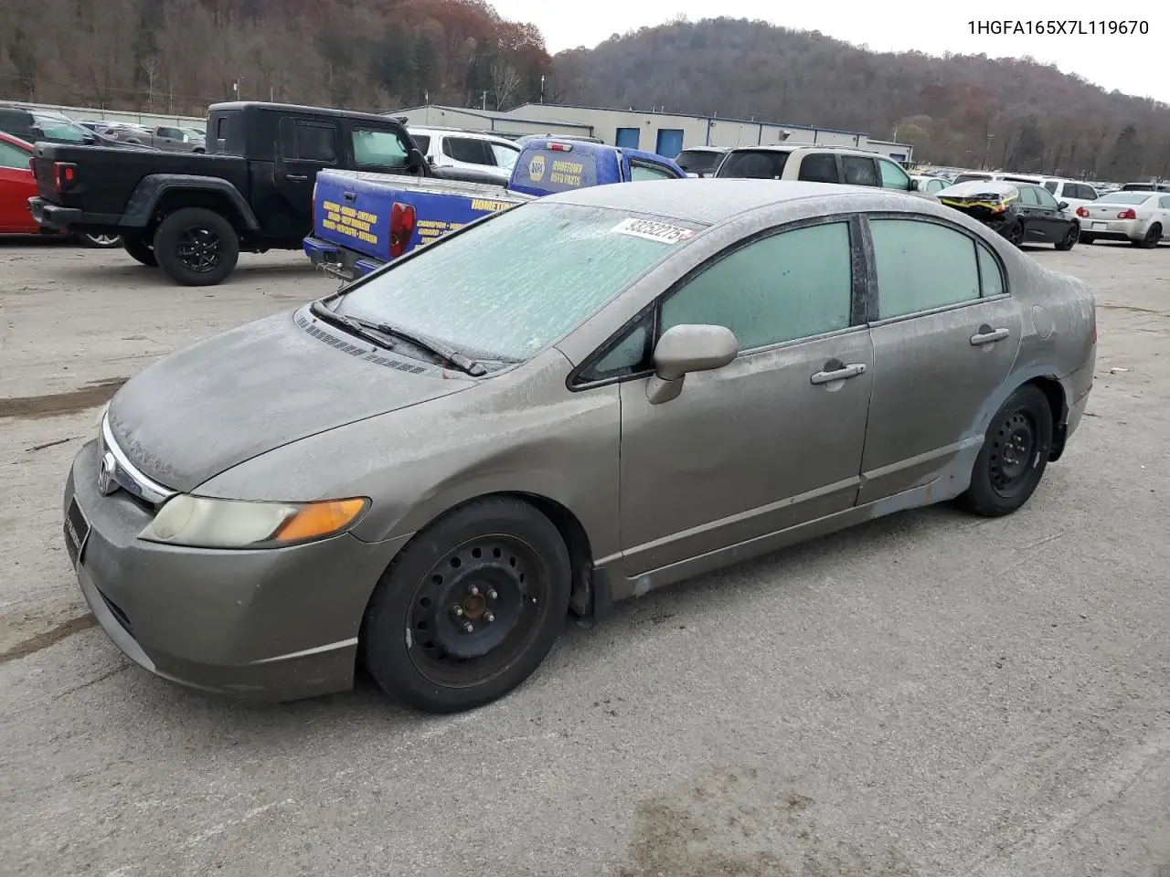 1HGFA165X7L119670 2007 Honda Civic Lx