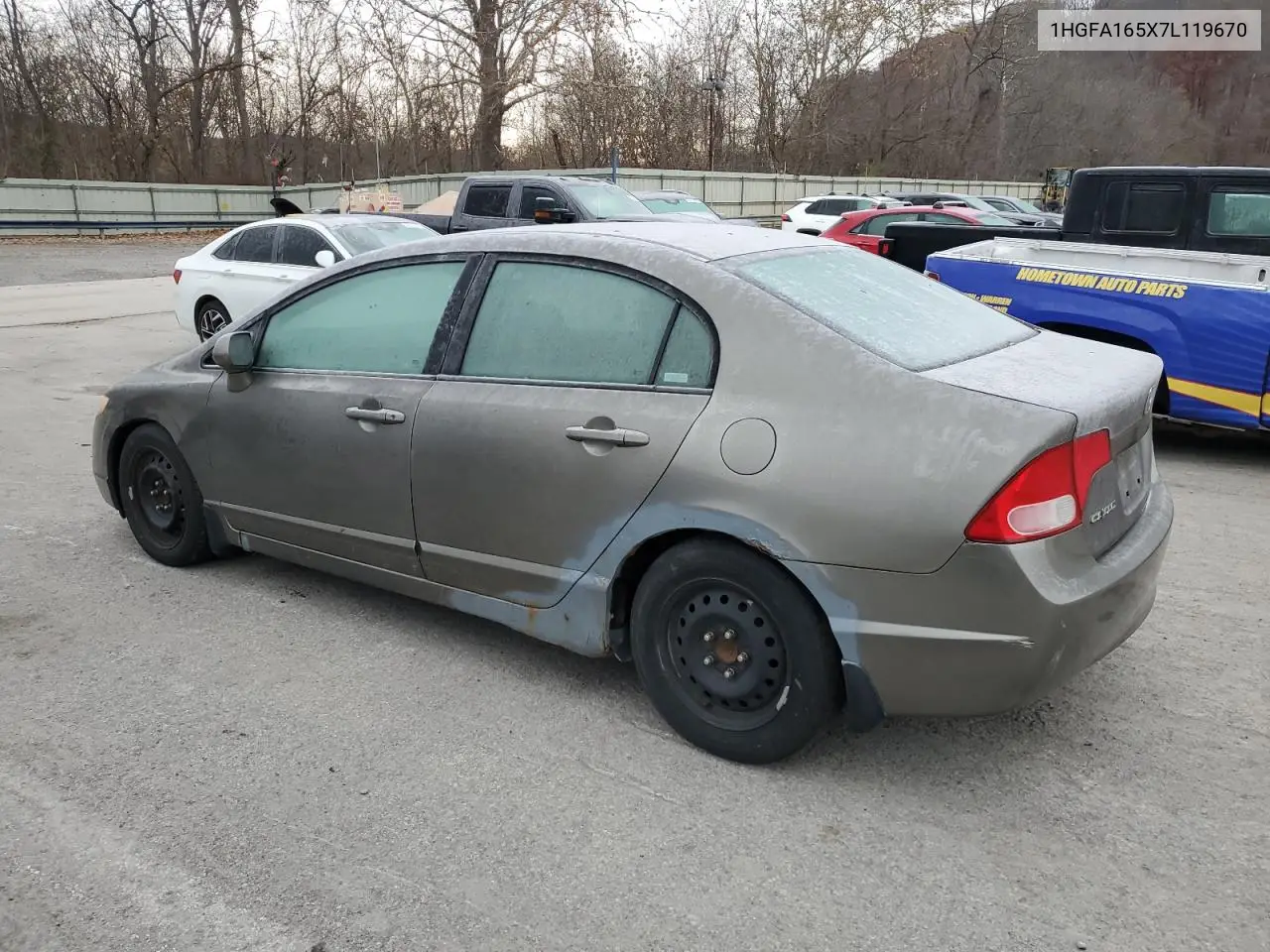1HGFA165X7L119670 2007 Honda Civic Lx
