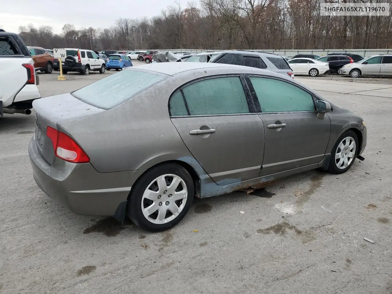 1HGFA165X7L119670 2007 Honda Civic Lx