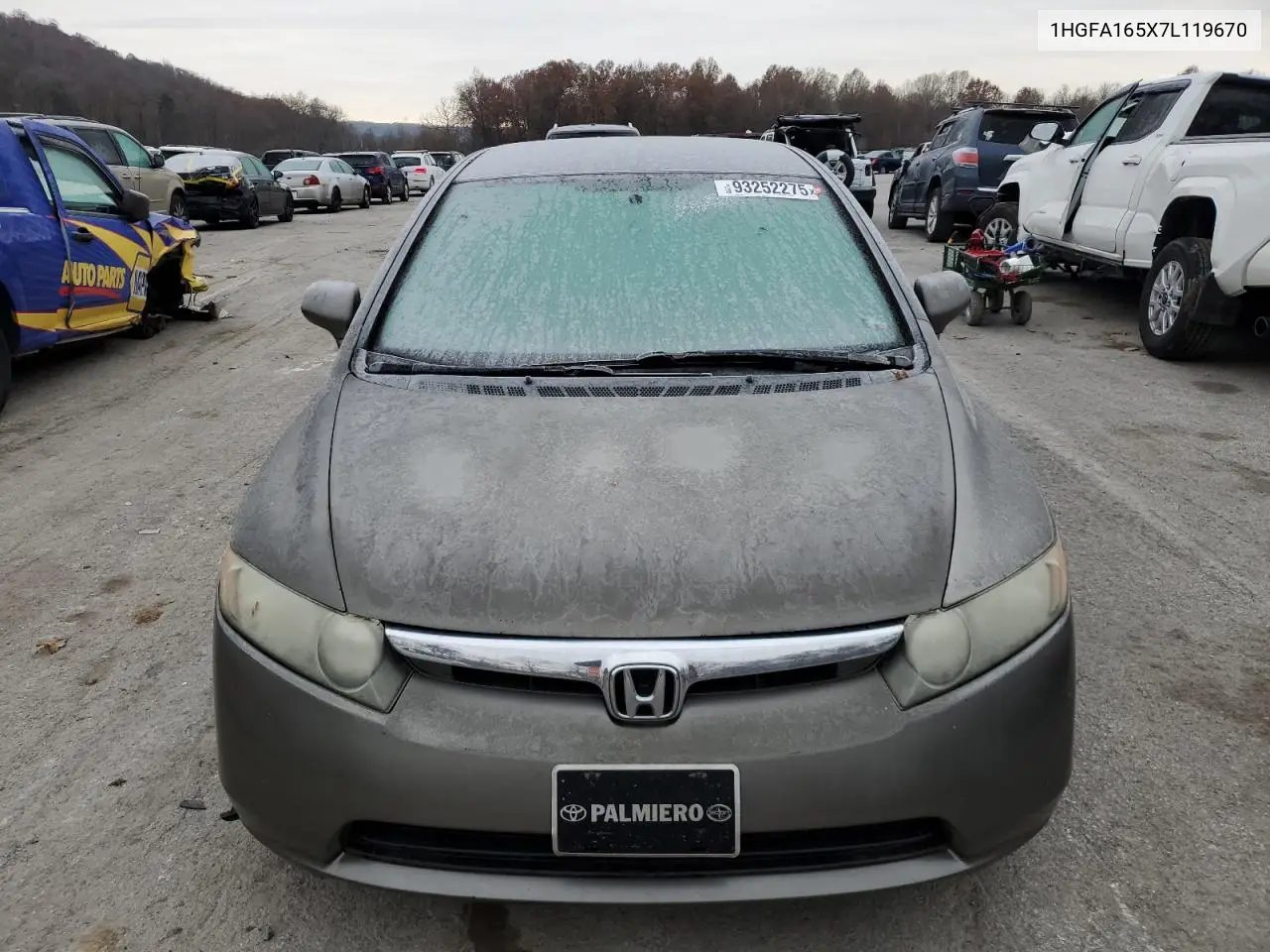 1HGFA165X7L119670 2007 Honda Civic Lx