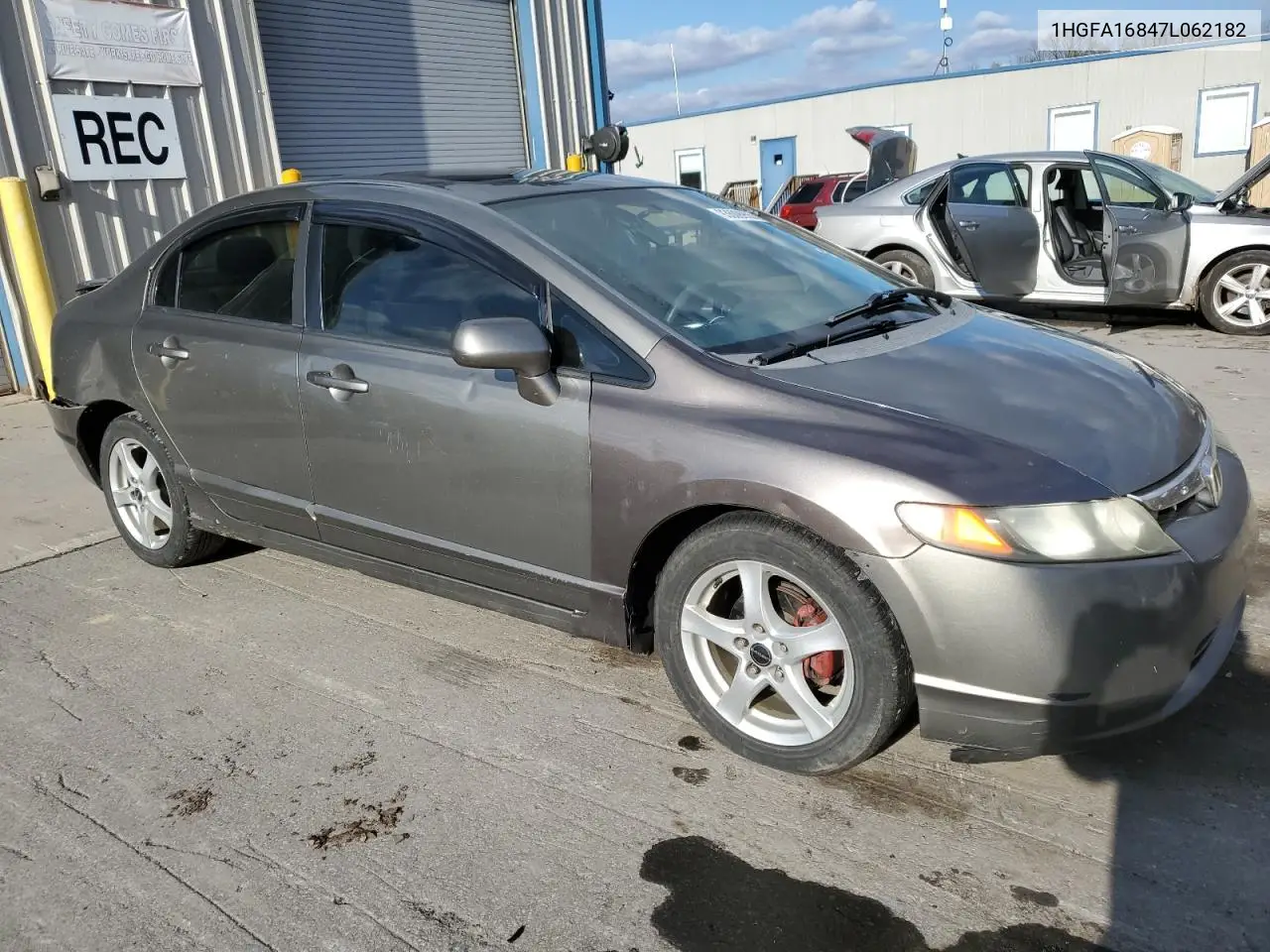 1HGFA16847L062182 2007 Honda Civic Ex
