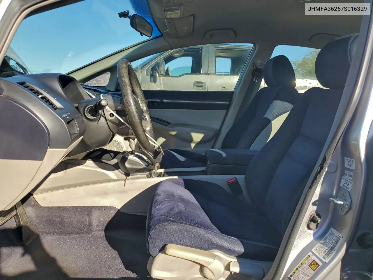 JHMFA36267S016329 2007 Honda Civic Hybrid