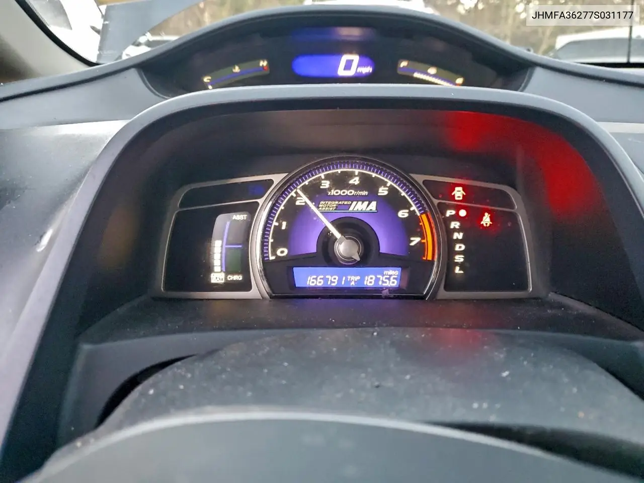 JHMFA36277S031177 2007 Honda Civic Hybrid