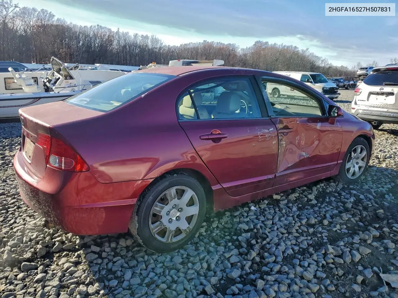 2HGFA16527H507831 2007 Honda Civic Lx