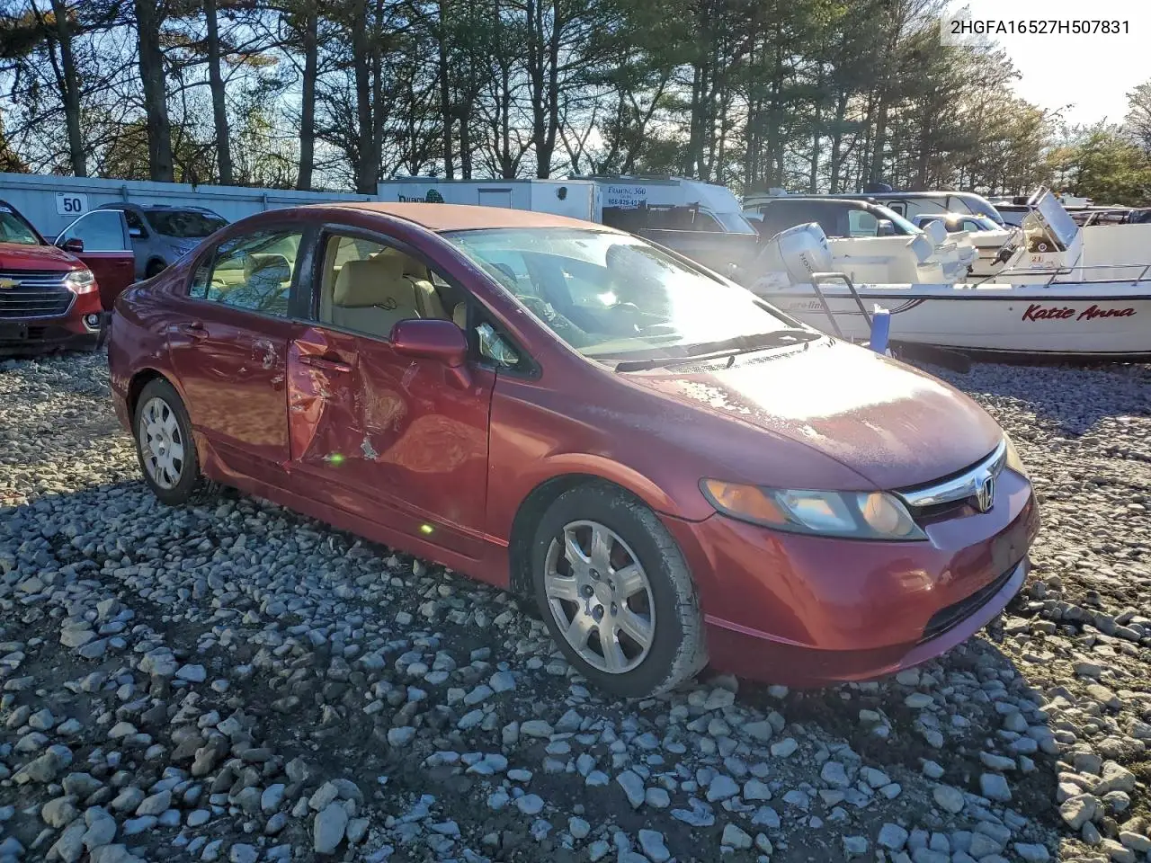 2HGFA16527H507831 2007 Honda Civic Lx