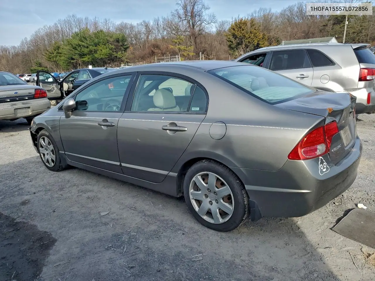 1HGFA15557L072856 2007 Honda Civic Lx
