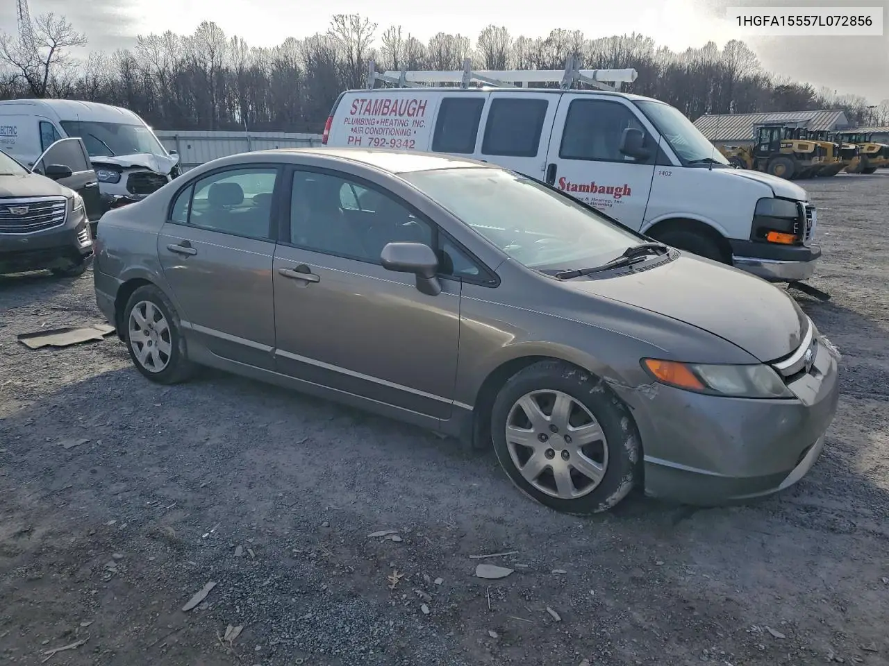 1HGFA15557L072856 2007 Honda Civic Lx