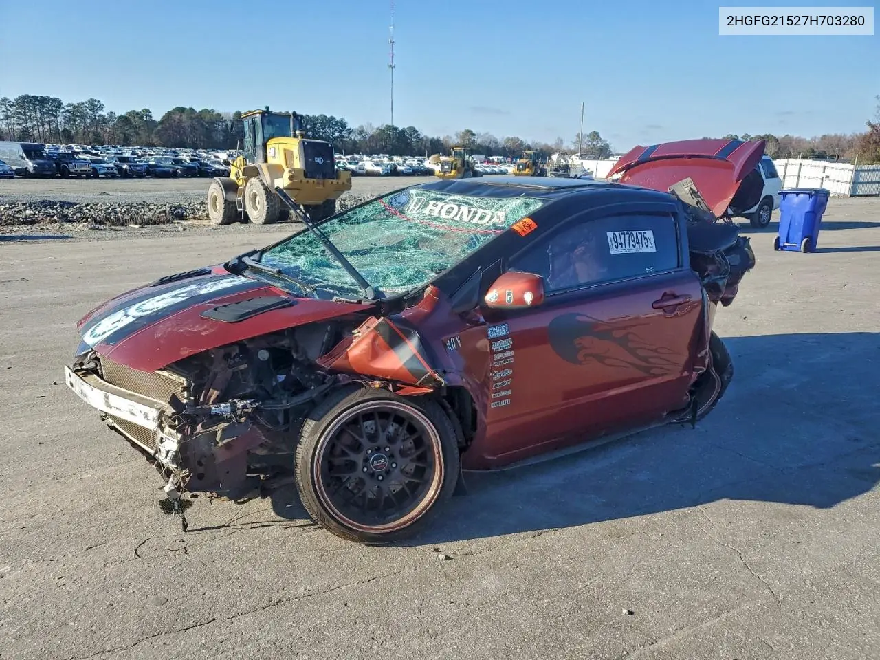 2HGFG21527H703280 2007 Honda Civic Si