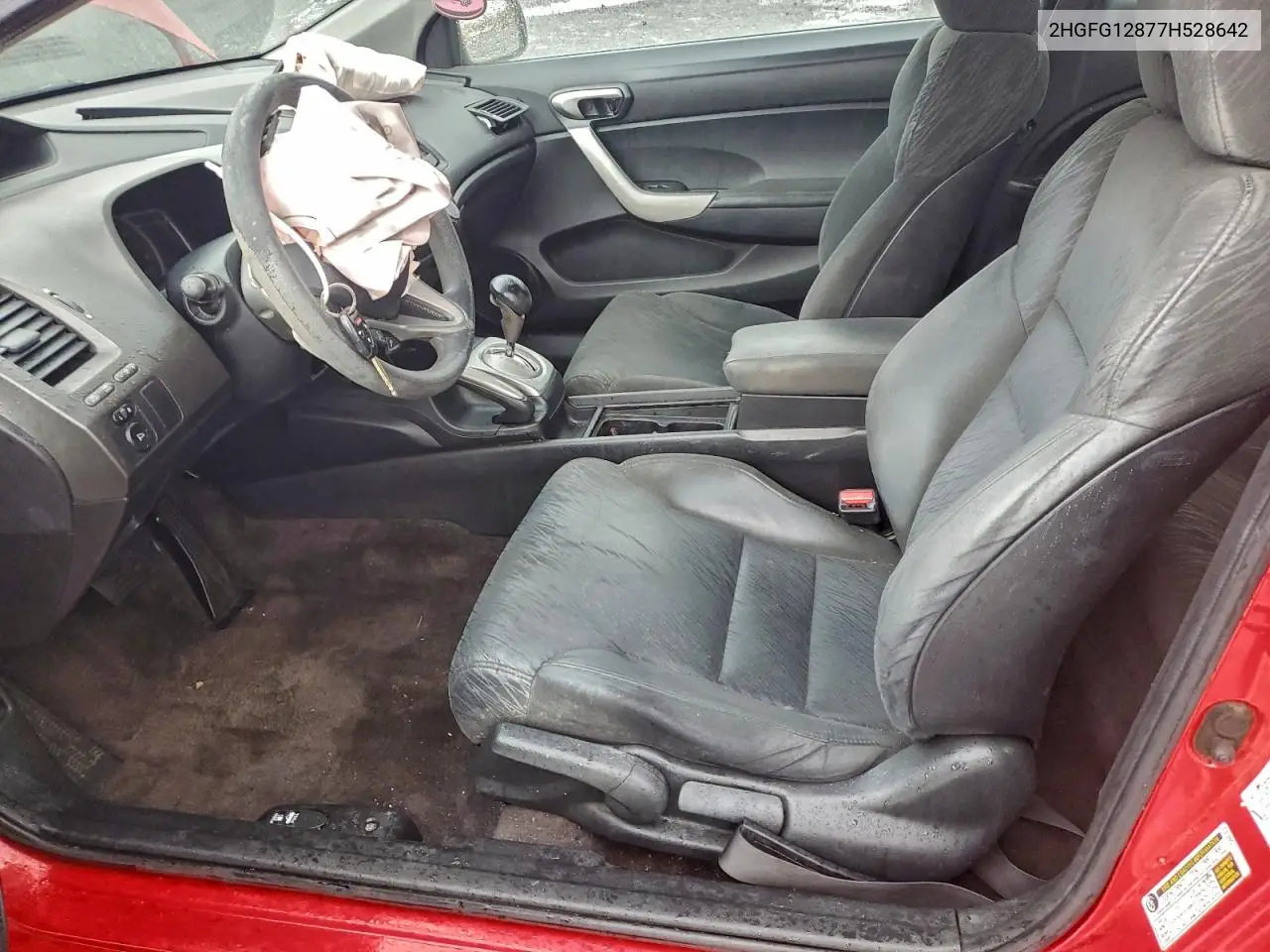 2HGFG12877H528642 2007 Honda Civic Ex