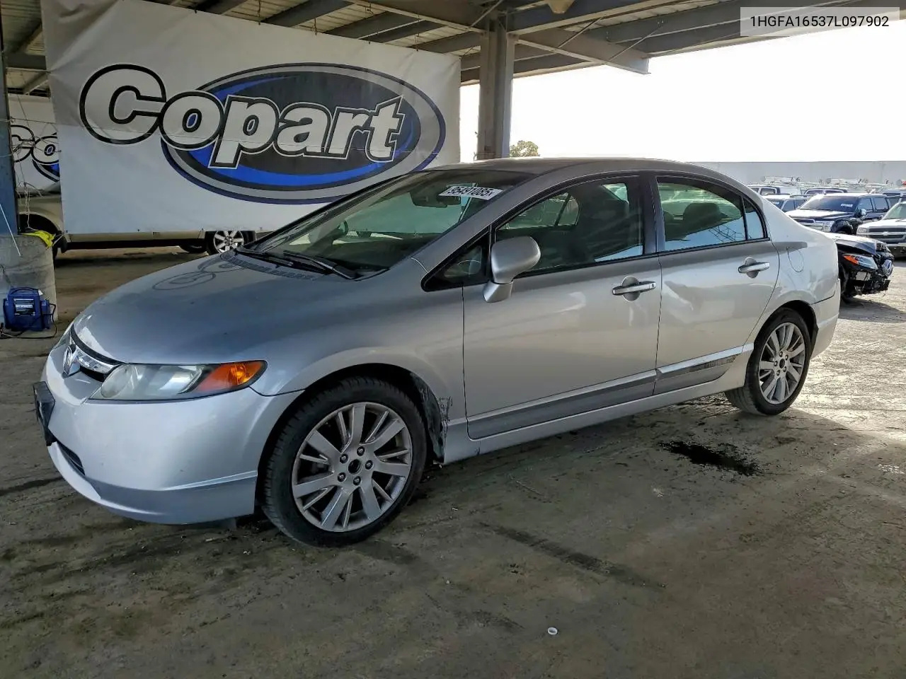 1HGFA16537L097902 2007 Honda Civic Lx