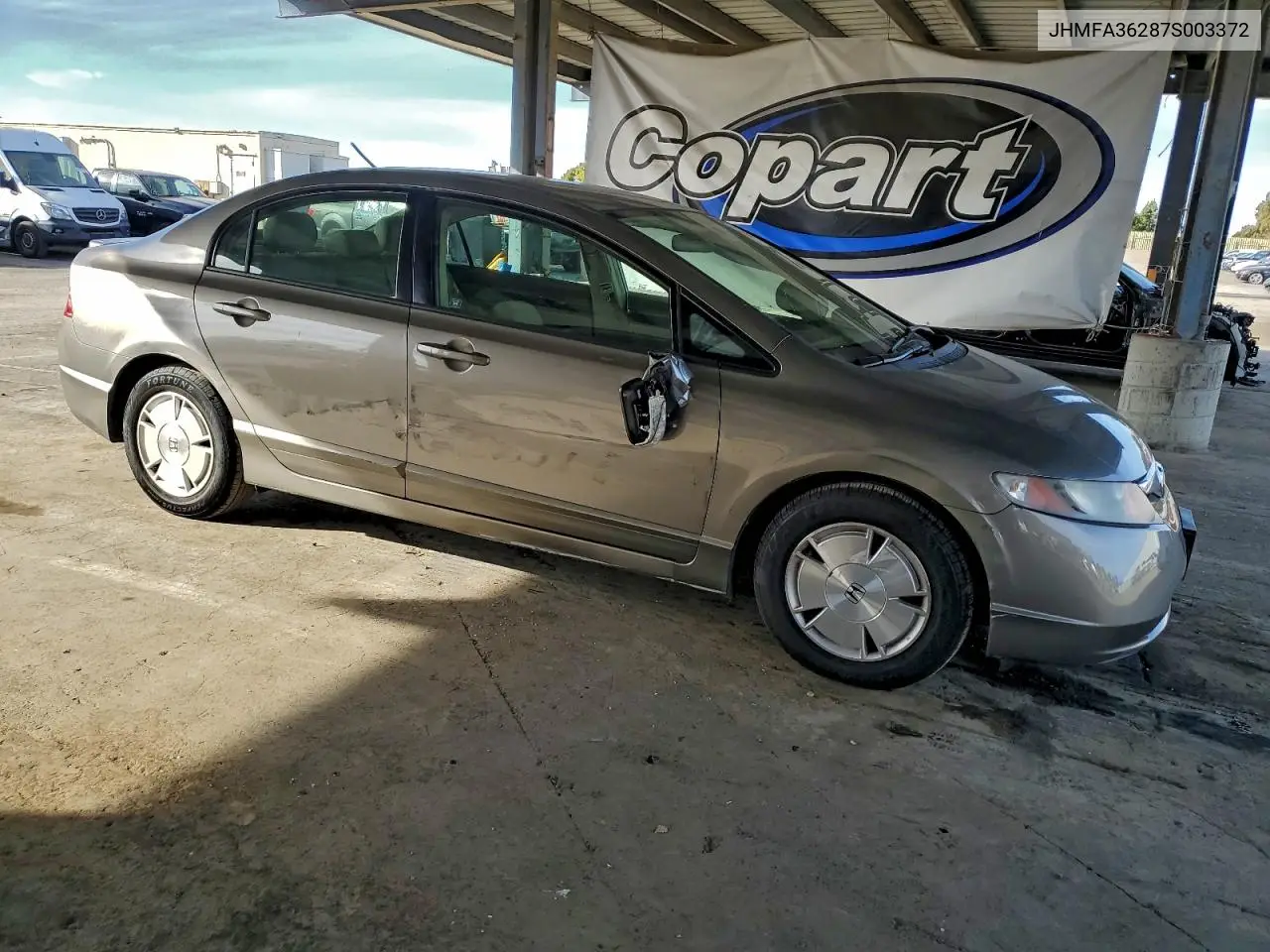 JHMFA36287S003372 2007 Honda Civic Hybrid