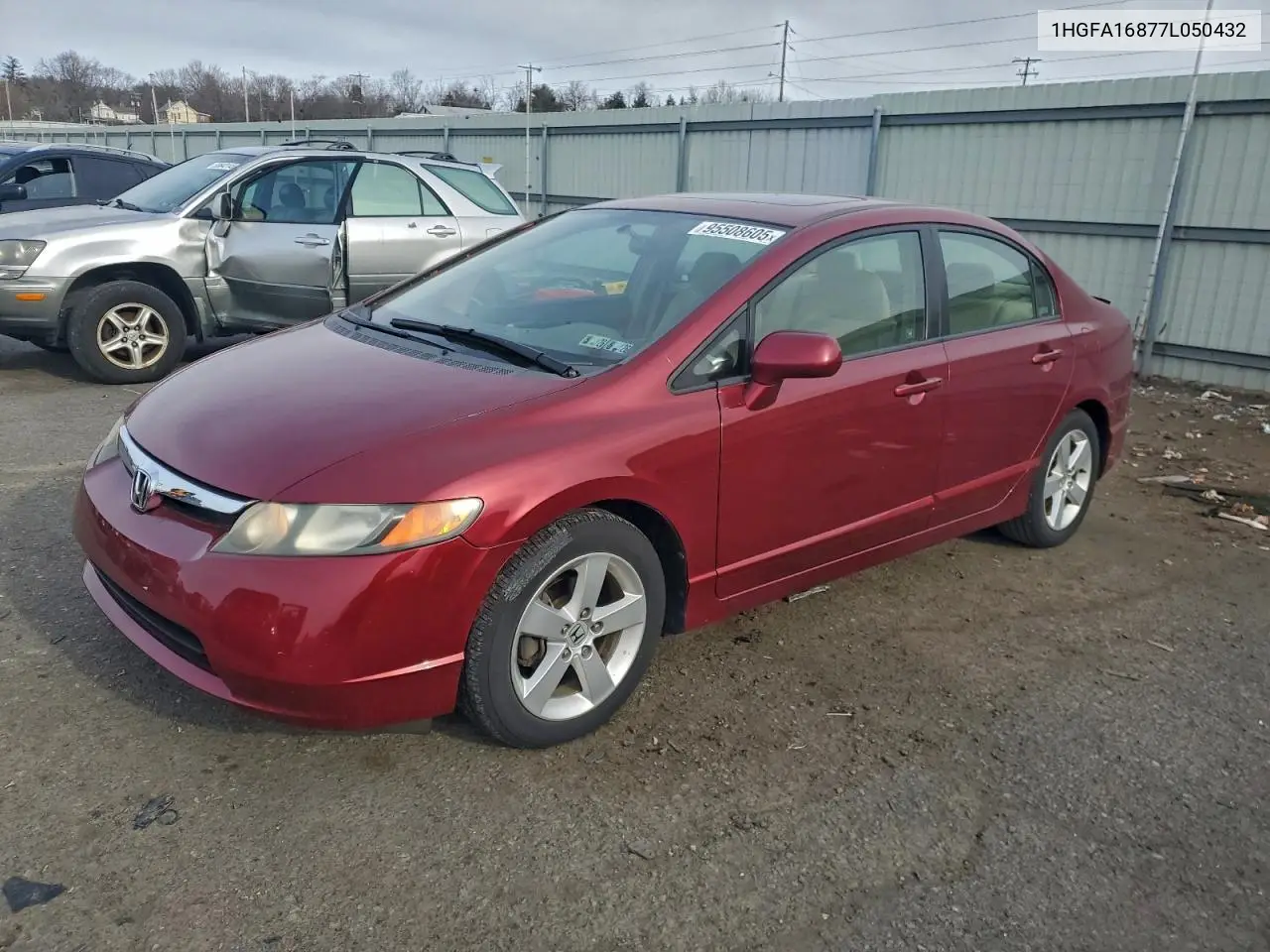 1HGFA16877L050432 2007 Honda Civic Ex