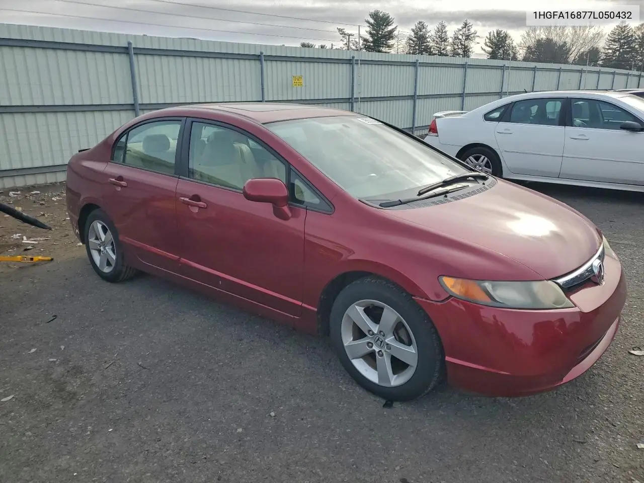 1HGFA16877L050432 2007 Honda Civic Ex