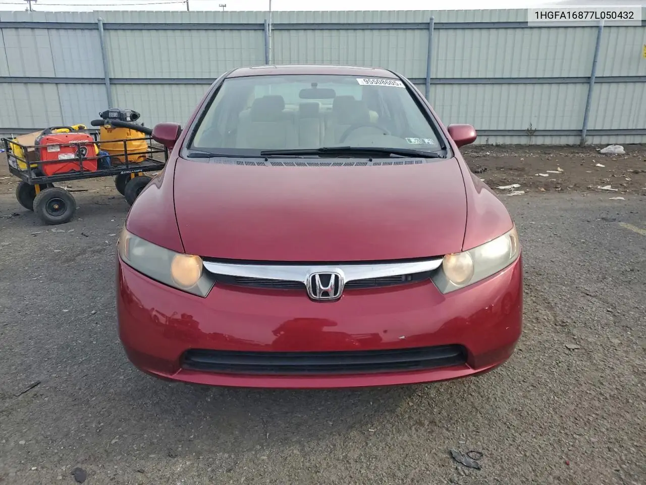 1HGFA16877L050432 2007 Honda Civic Ex
