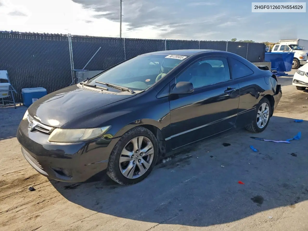 2HGFG12607H554529 2007 Honda Civic Lx