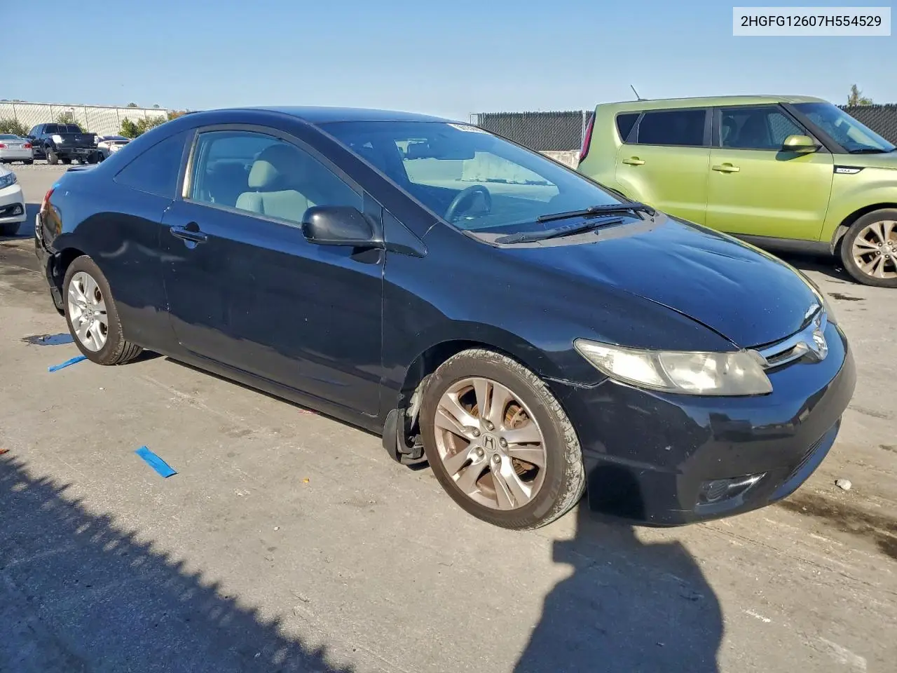 2HGFG12607H554529 2007 Honda Civic Lx