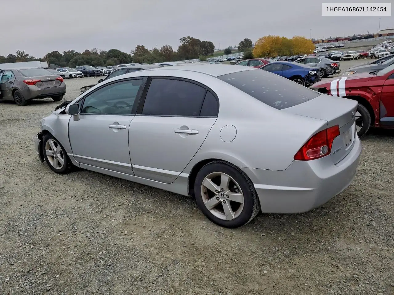 1HGFA16867L142454 2007 Honda Civic Ex