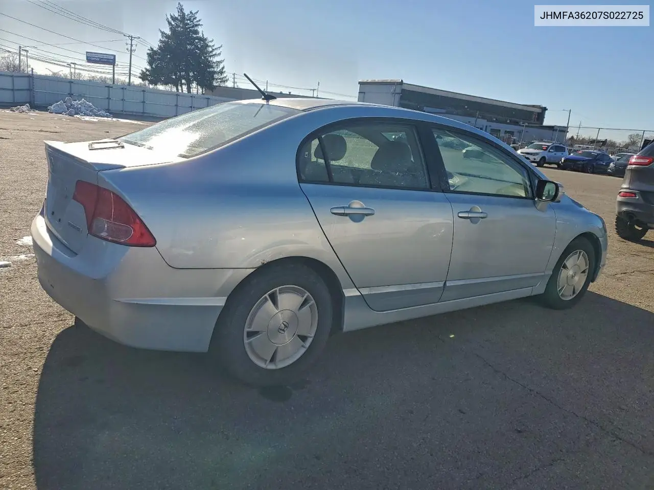 JHMFA36207S022725 2007 Honda Civic Hybrid