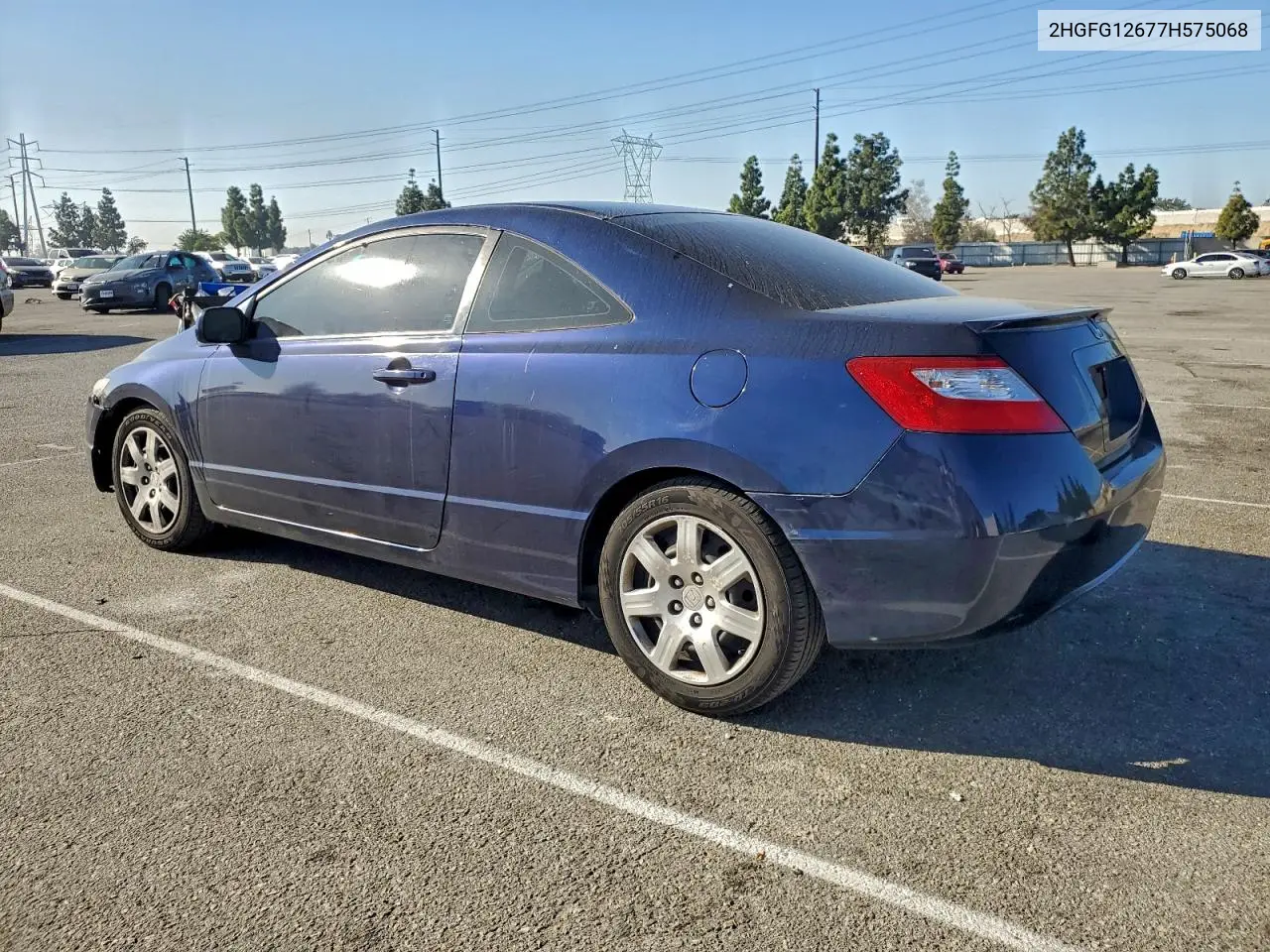 2HGFG12677H575068 2007 Honda Civic Lx