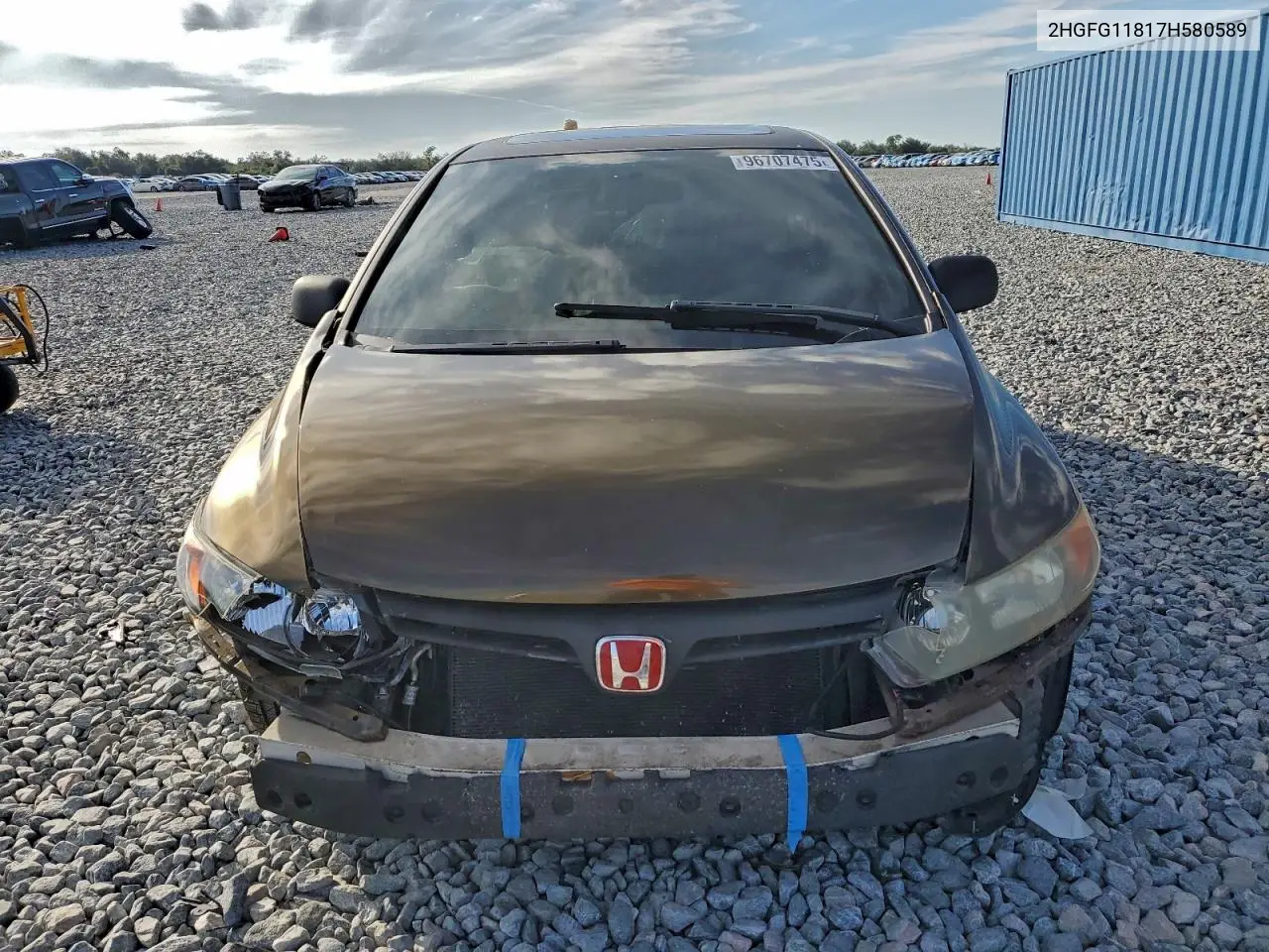 2HGFG11817H580589 2007 Honda Civic Ex