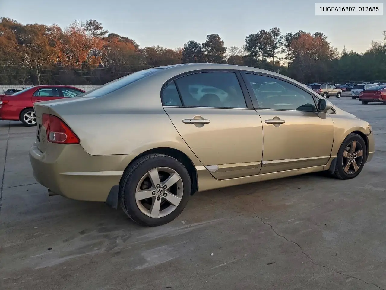 1HGFA16807L012685 2007 Honda Civic Ex