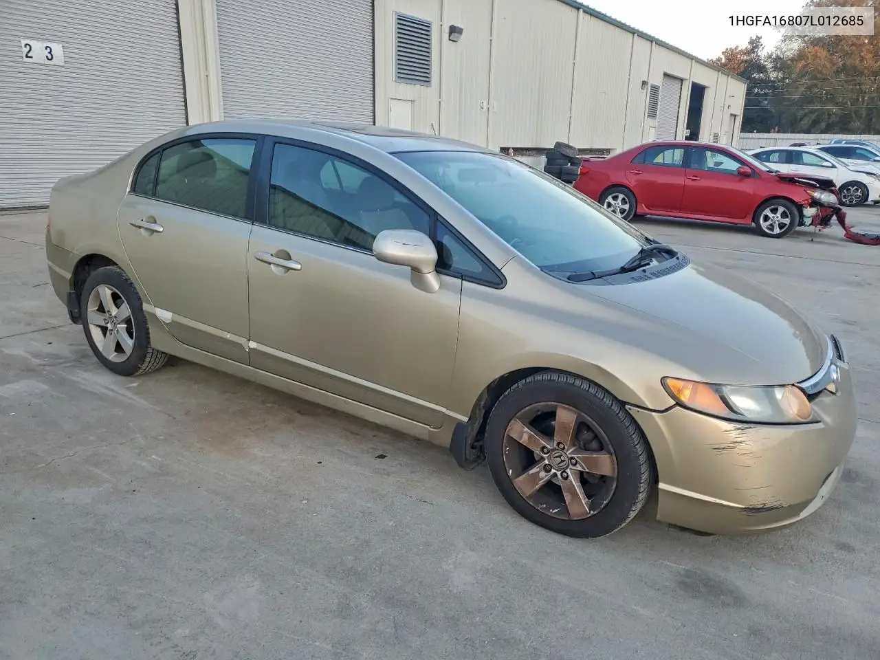 1HGFA16807L012685 2007 Honda Civic Ex