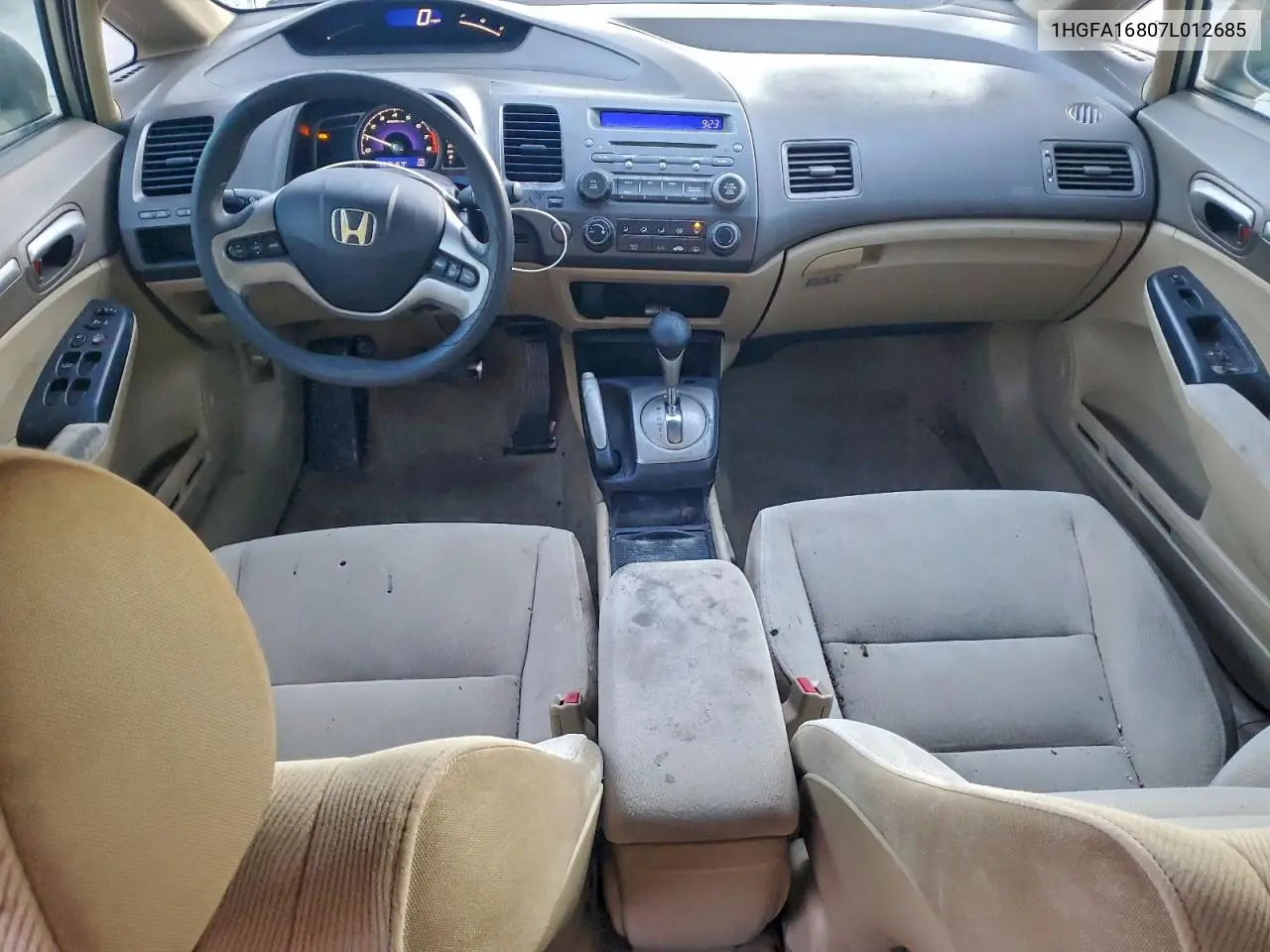 1HGFA16807L012685 2007 Honda Civic Ex