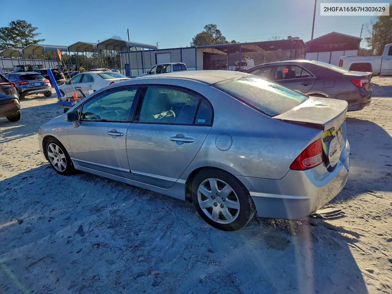 2HGFA16567H303629 2007 Honda Civic Lx