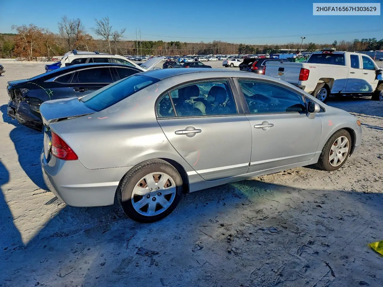 2HGFA16567H303629 2007 Honda Civic Lx