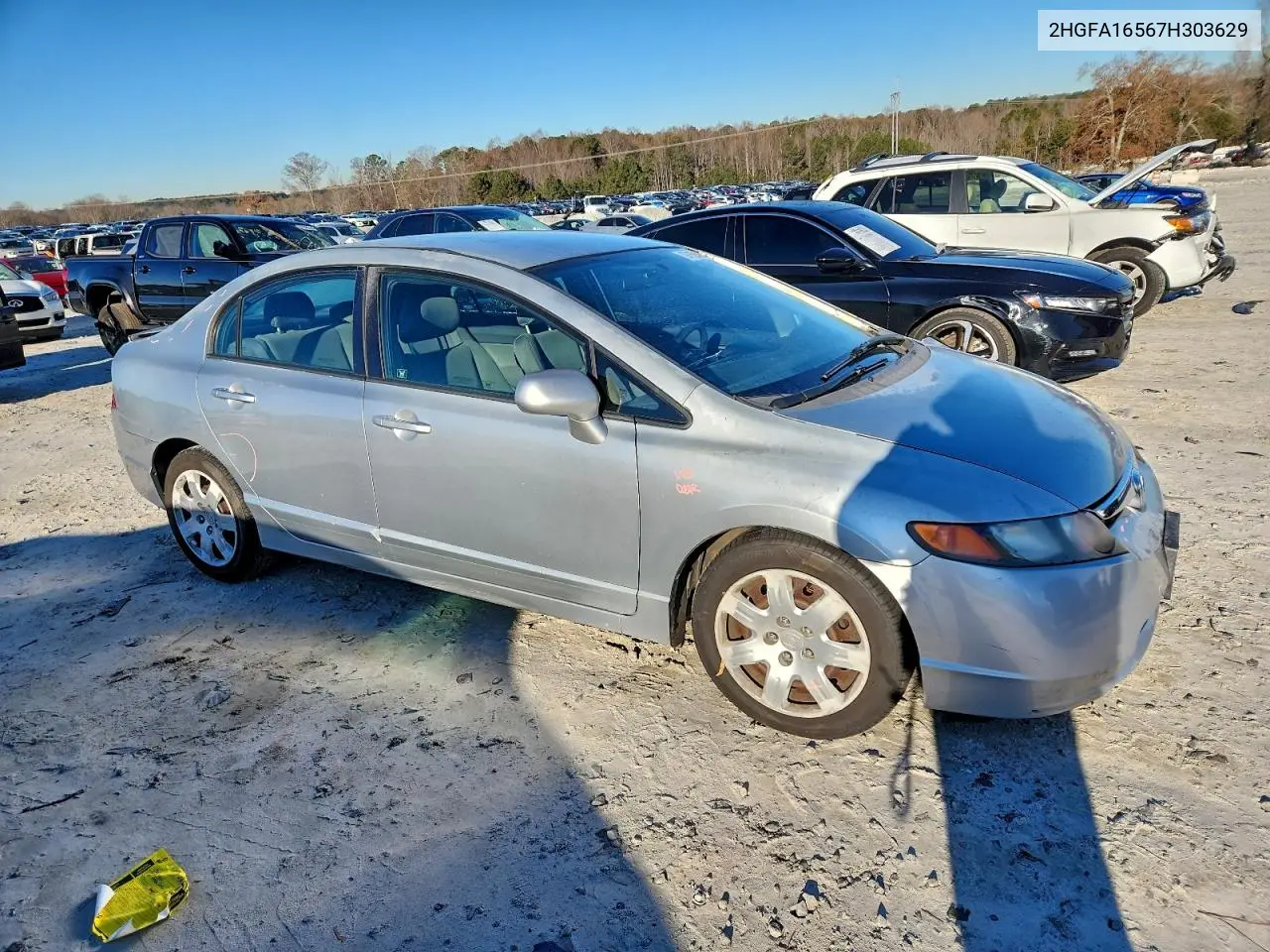 2HGFA16567H303629 2007 Honda Civic Lx