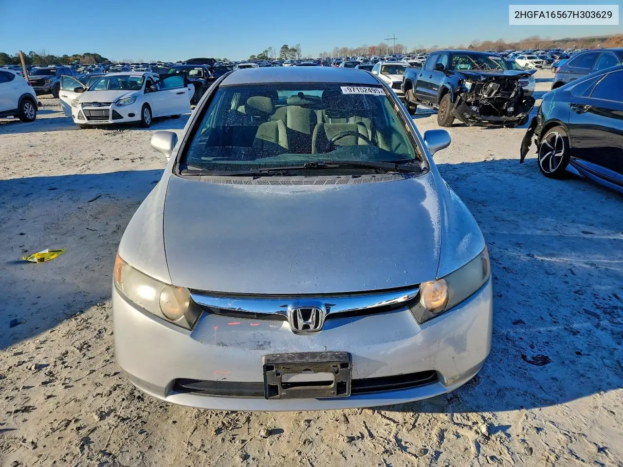 2HGFA16567H303629 2007 Honda Civic Lx