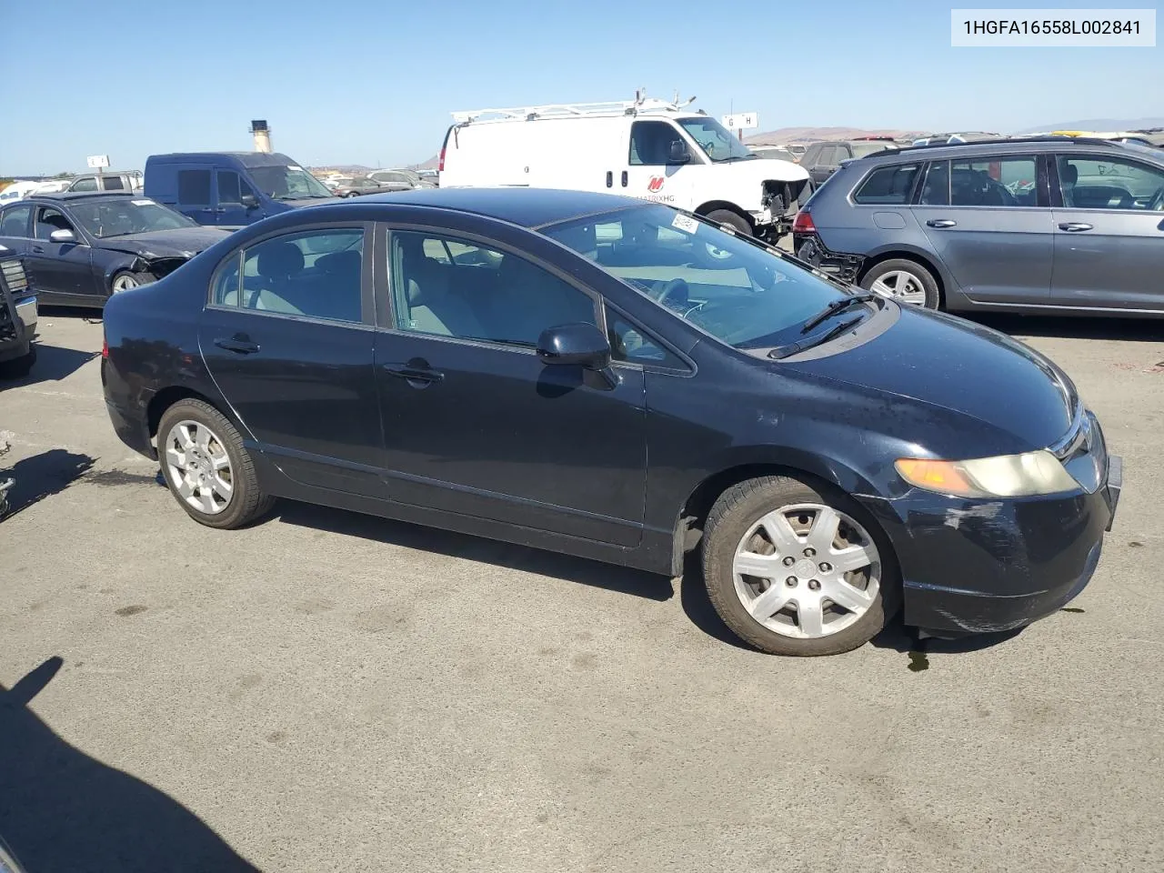 1HGFA16558L002841 2008 Honda Civic Lx