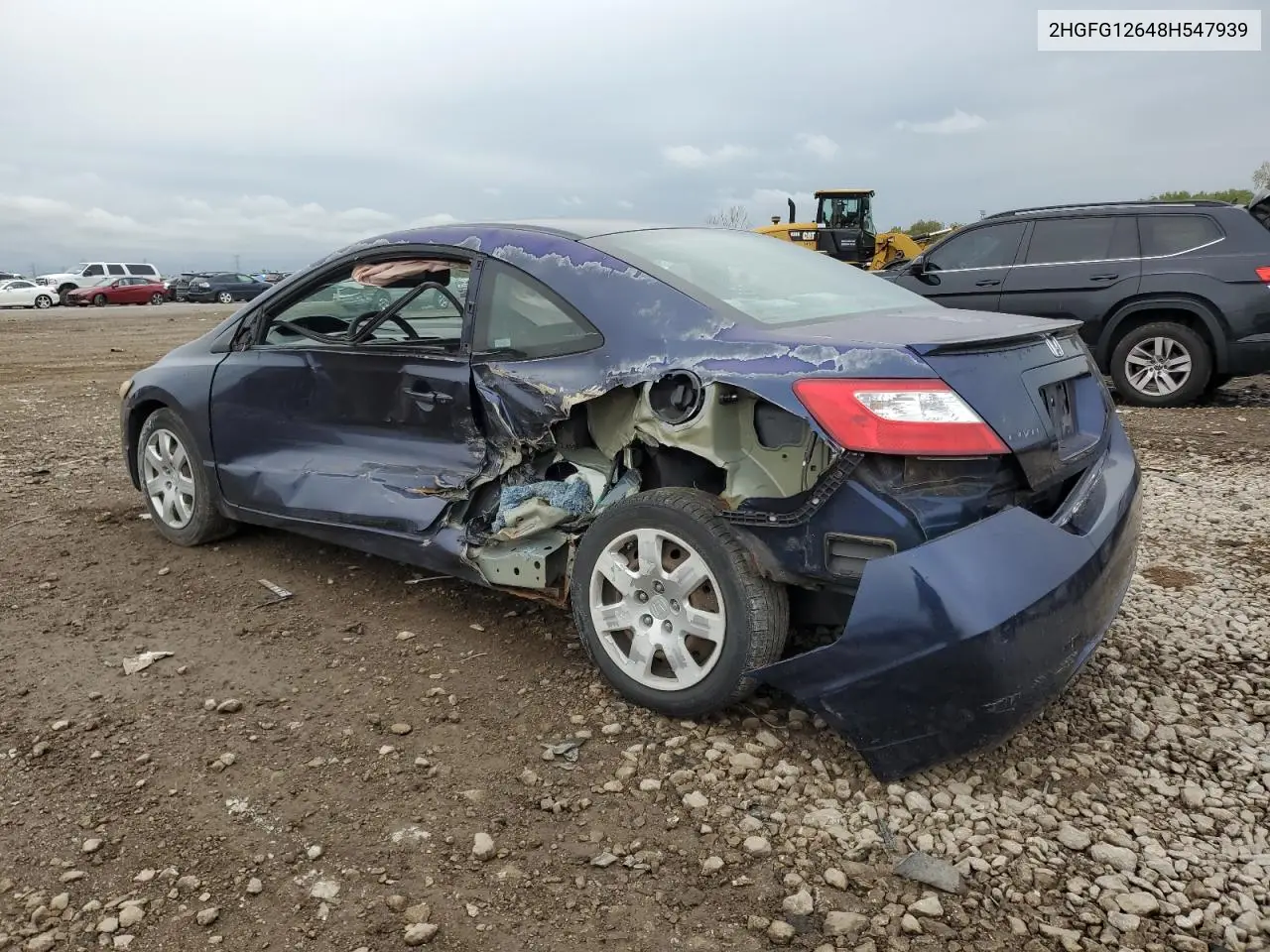 2HGFG12648H547939 2008 Honda Civic Lx