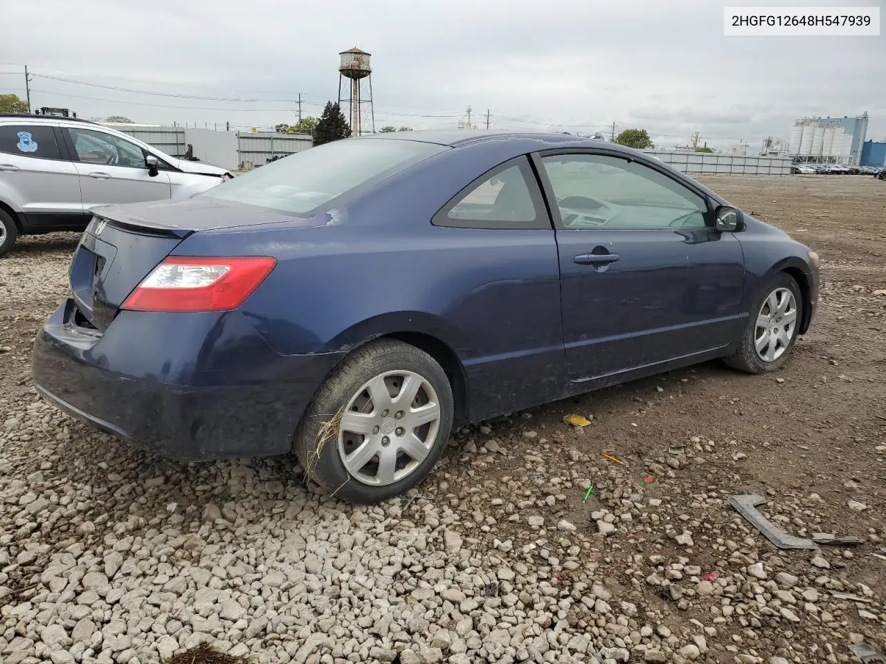 2HGFG12648H547939 2008 Honda Civic Lx