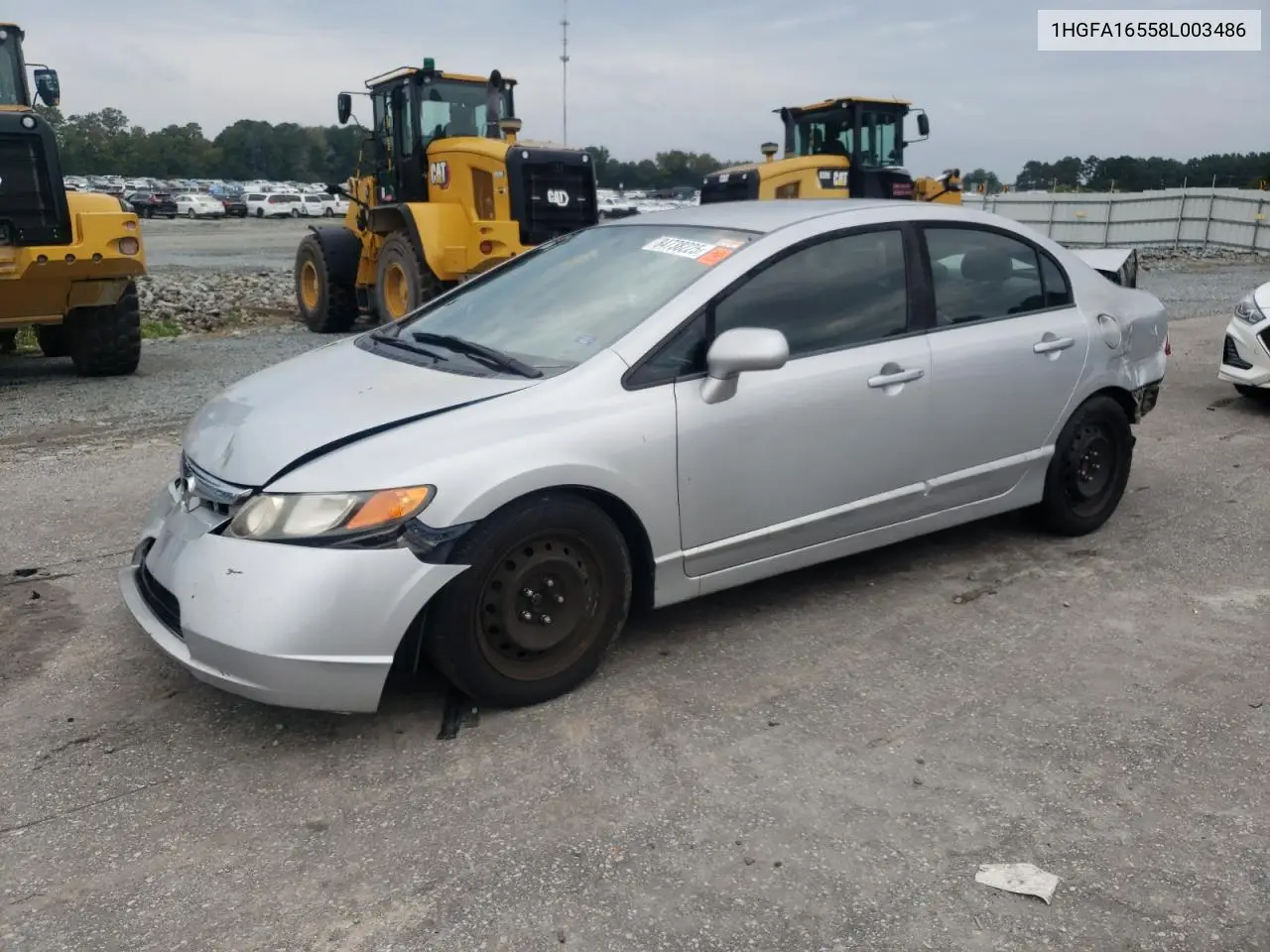 1HGFA16558L003486 2008 Honda Civic Lx