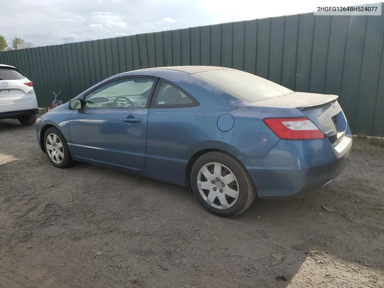 2HGFG12648H524077 2008 Honda Civic Lx