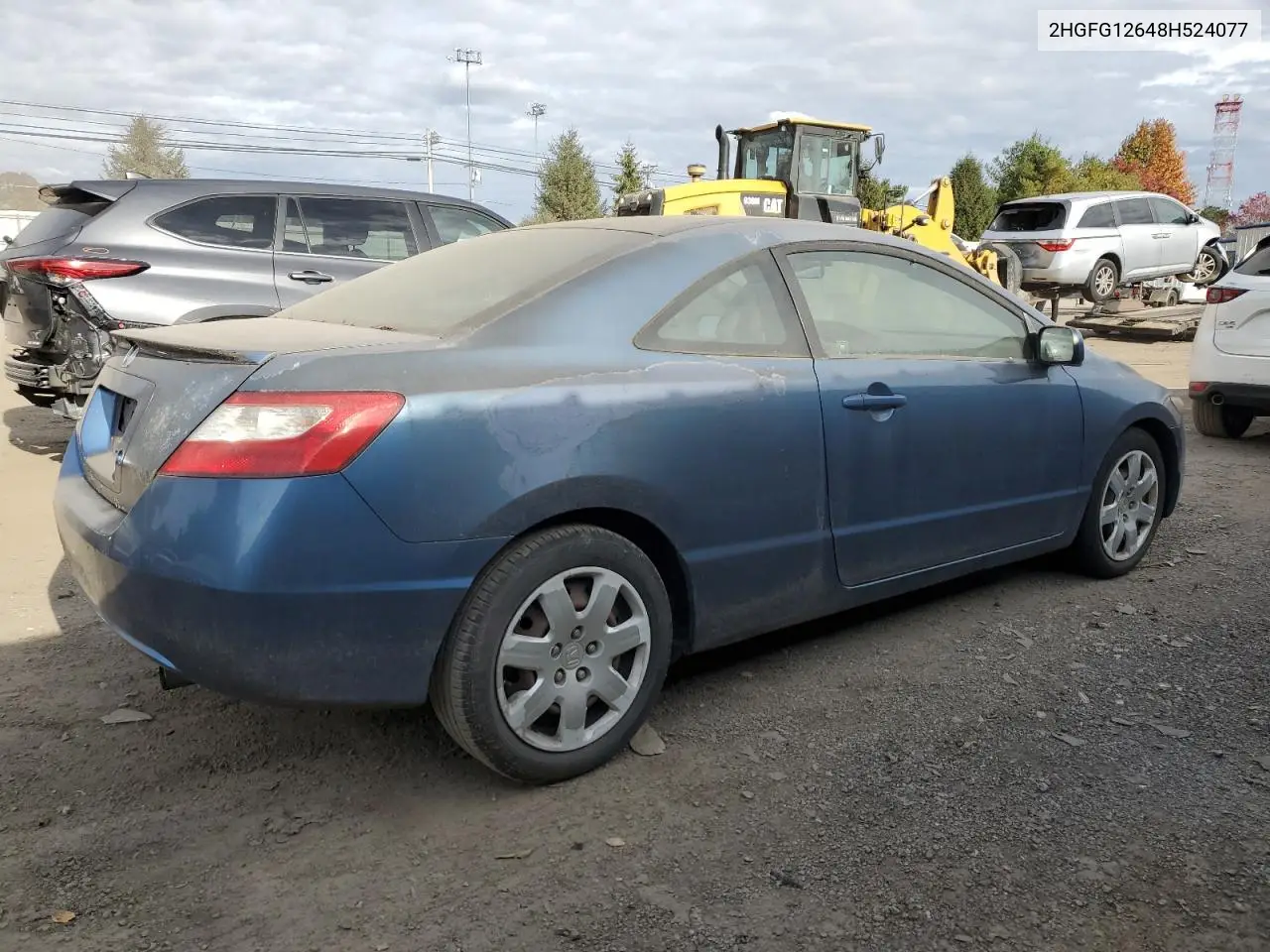 2HGFG12648H524077 2008 Honda Civic Lx