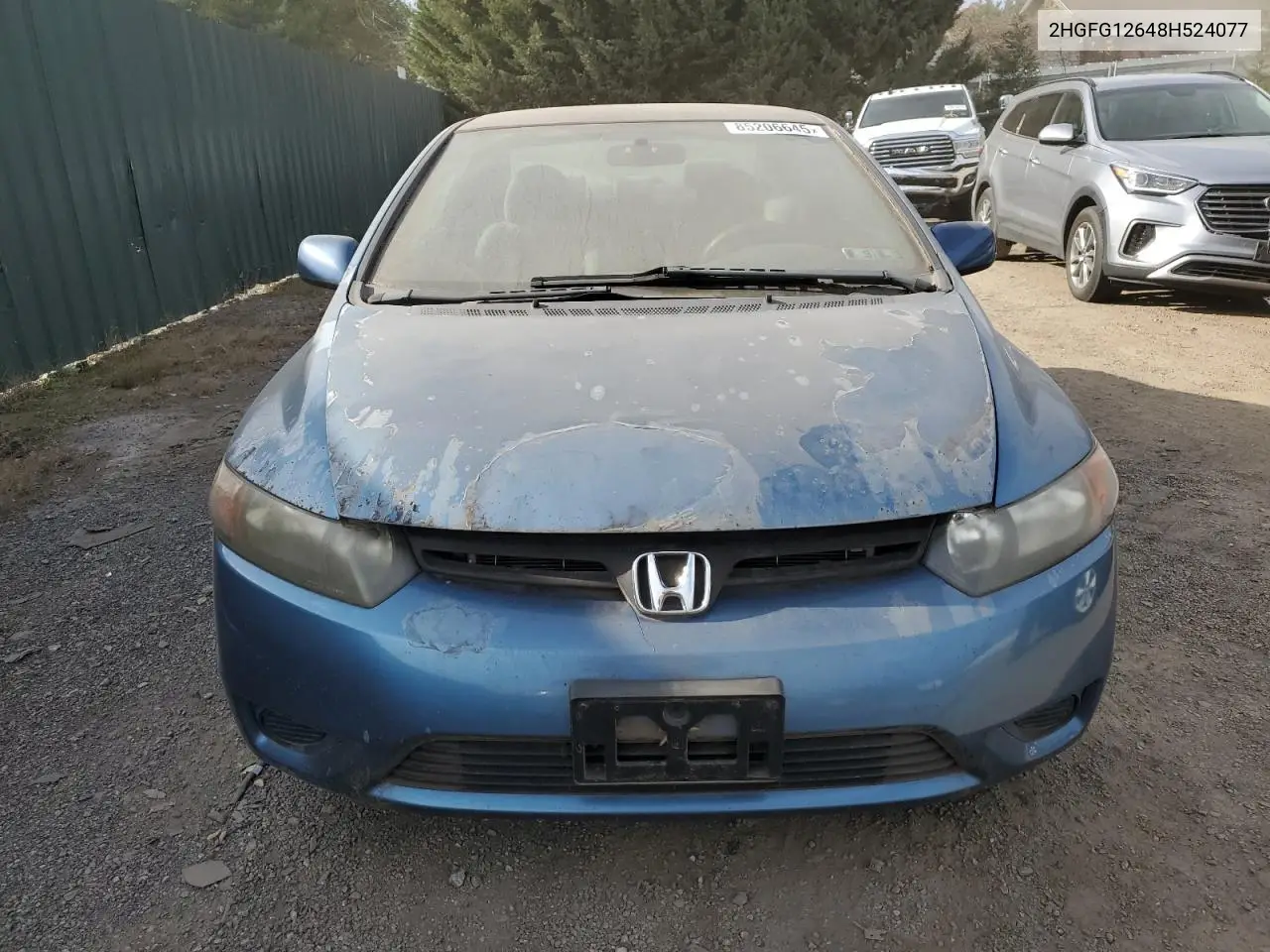 2HGFG12648H524077 2008 Honda Civic Lx