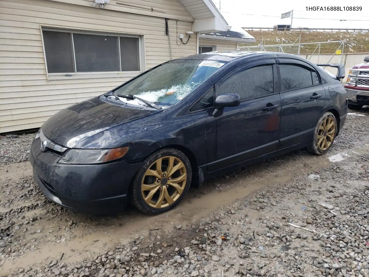 1HGFA16888L108839 2008 Honda Civic Ex